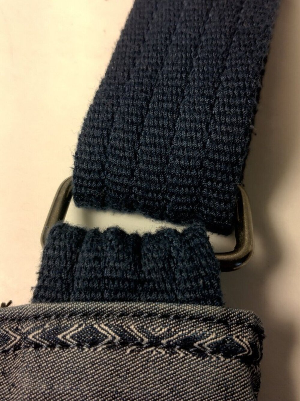 Dakine Crossbody Purse Southwest Blue Chambray Shoulder Bag 8x9.5" - Picture 12 of 15